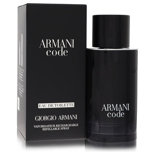Giorgio Armani Armani Code EDT 2.5 oz Refillable for Men