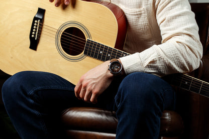 Brown Retro Chronograph